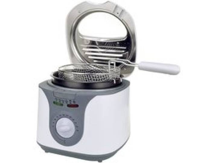Friteuse À Huile Augosoma 850-950W Petite Friteuse Électrique De 2 Litre Avec Hublot Panier En Acier Amovible Lavable