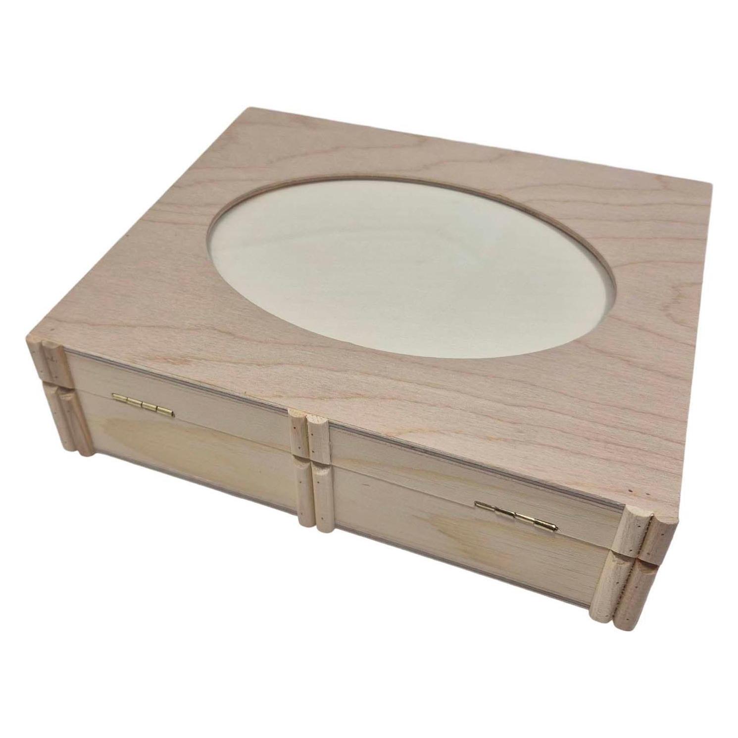 Playwood Holzbox in Buchform mit Bilderrahmen (64696255)