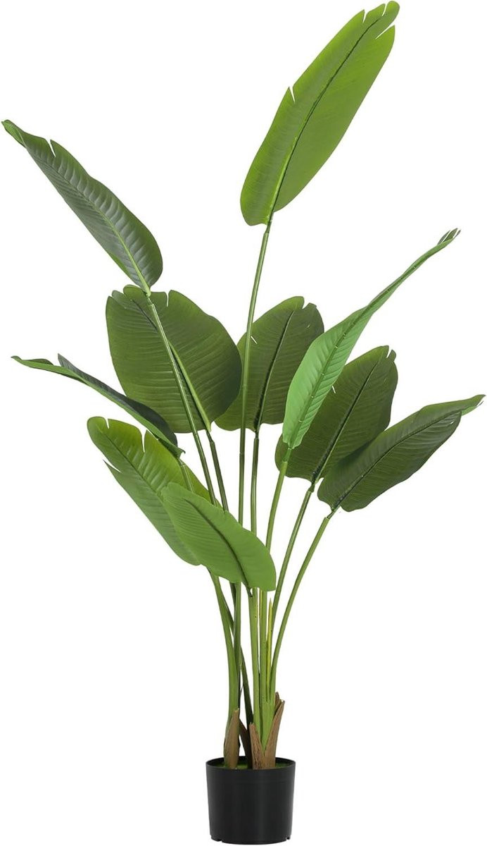 Kunstplant Bananenboom Groen - 160 cm