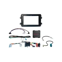 ACV Radioblende 9 Zoll mit Radioanschlusskit Lenkradfernbedienung Citroen / F...