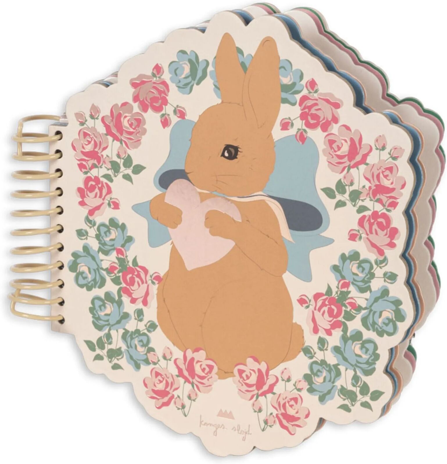 Konges Sløjd Livre de coloriage magique Bunny Rose taille unique