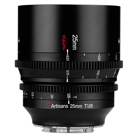 7artisans 25 mm T1.05 Sony E (Sony E, APS-C / DX) (C101B)
