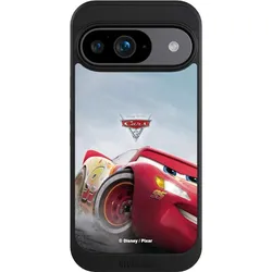 Nivocase Hülle für Google Pixel 9 Handyhülle NIVOcore Case Schwarz Cars Lightning Mcqueen 95 Offizielles (Google Pixel 9), Smartphone Hülle, Schwarz