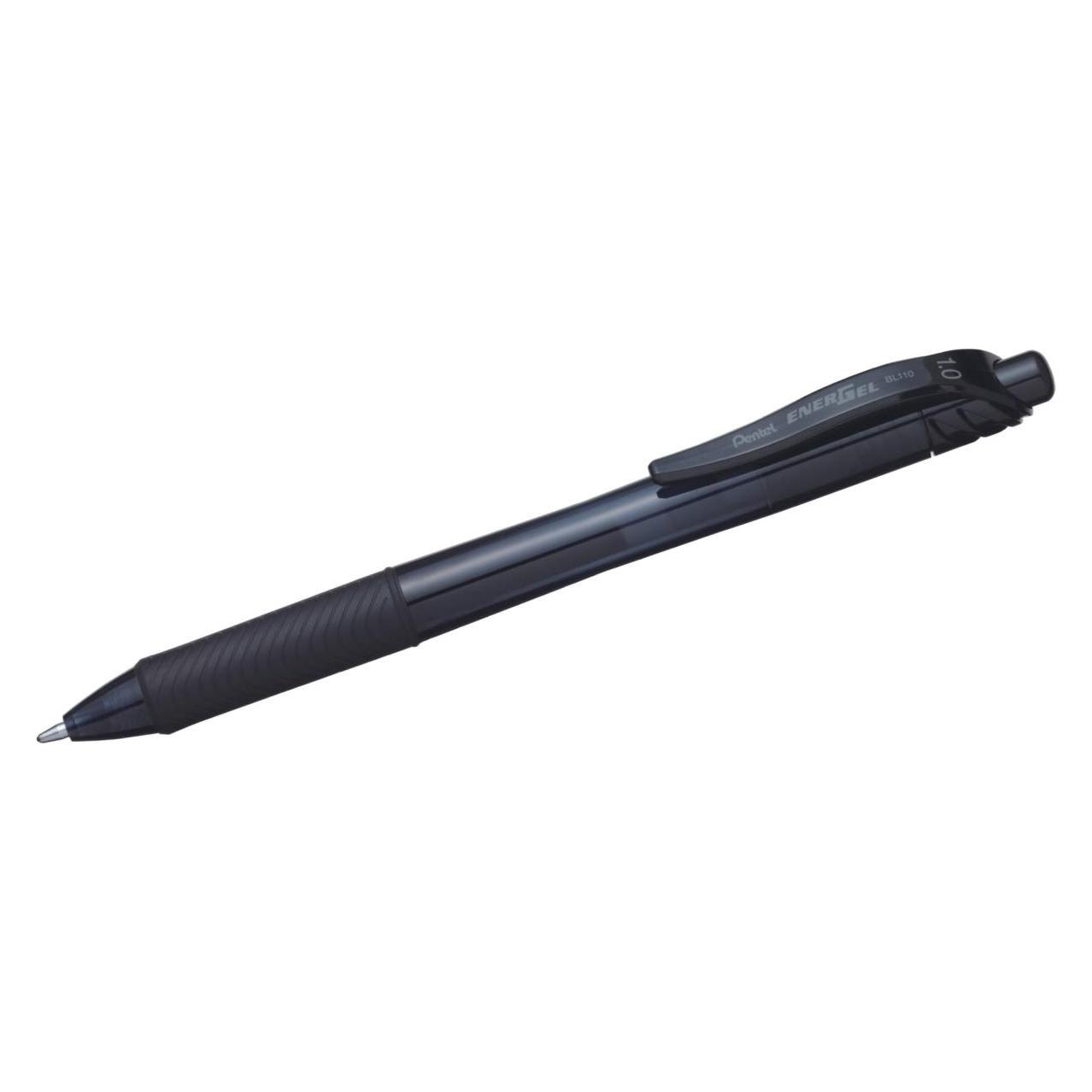 Pentel Gel-Tintenroller EnerGel BL 110 mit Druckmechanik (12x) (BL110-AX)