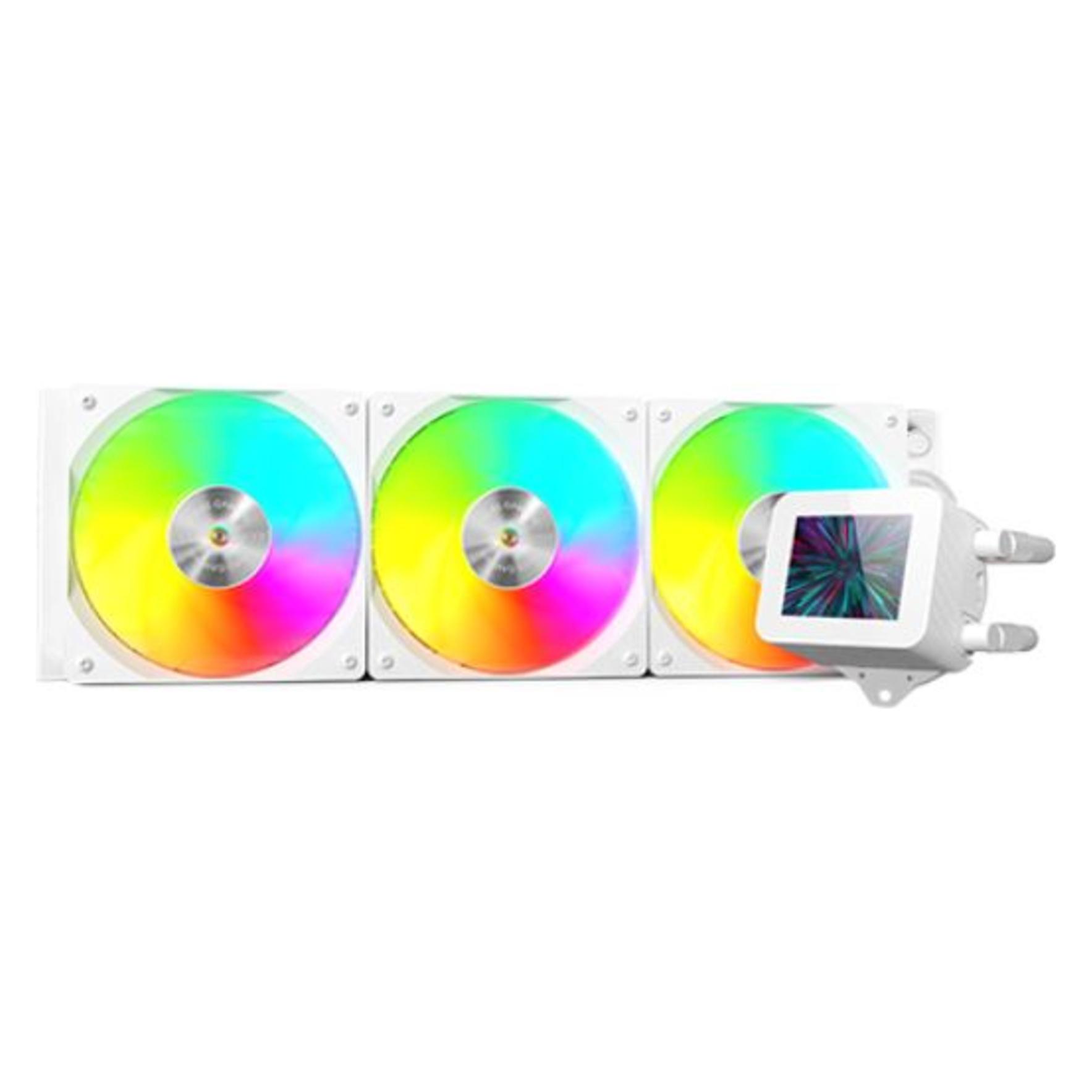 Mars Gaming Kit Watercooling Aio Ml-Vision RGB - 360mm (Blanc) (MLVISION360W)