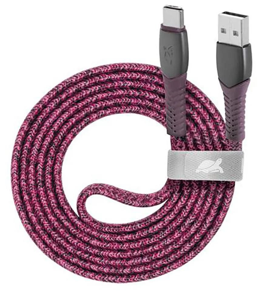 Rivacase PS6102 RD12 USB-hub met USB-C, USB-A en USB 2.0, 1,2 meter, Rood