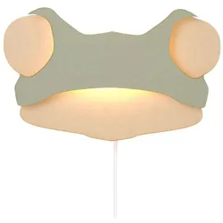 Van Tjalle en Jasper, Nachtlicht, Von Tjalle und Jasper - Kikker Wandlampe - Holz