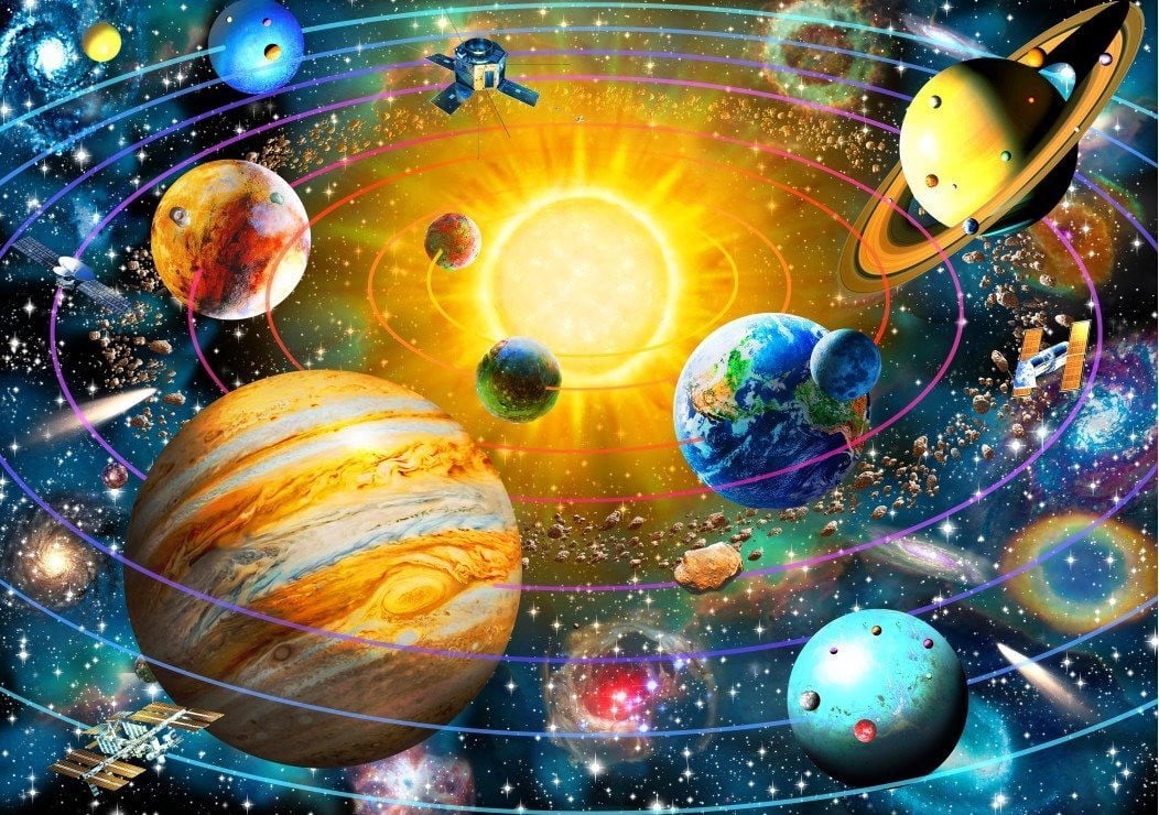 Bluebird Zonnesysteem Puzzel met 1000 stukjes