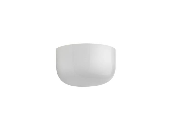LED-wandlamp buiten Bellhop Wall Up, dimbaar, wit / opaal, Kunststof, Modern, LED wandlamp buiten