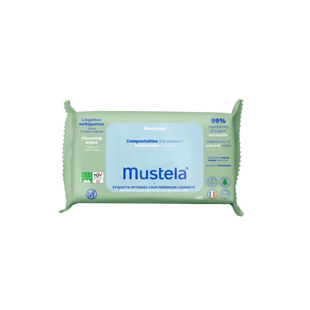 Mustela Reinigende Doekjes Geparfumeerde 60st 60 St Tücher