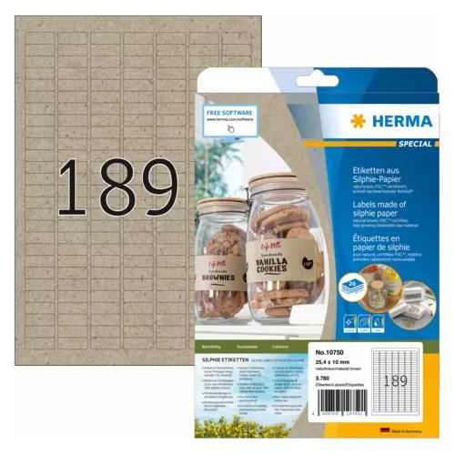 HERMA Etiketten Silphie A4 20 Blatt 25.4x10
