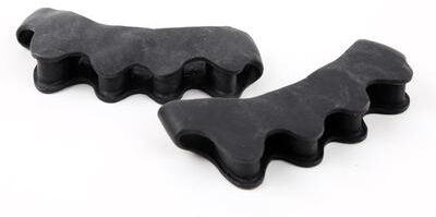 Trendy Discount Goods Gel Silicone Toe Separator, Protective, Bunion Yoga, Hammer Toes Corrector, Straighteners For Women Men, Overlapping black