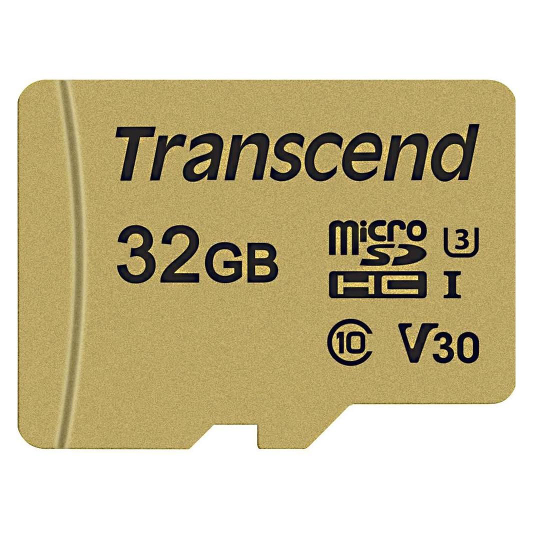 Transcend 32GB UHS-I U1 SD CARD (32 GB, microSDHC, U1, UHS-I) (TS32GUSD500S)