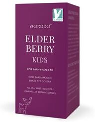 NORDBO Elderberry Kids Kosttilskud 120 ml