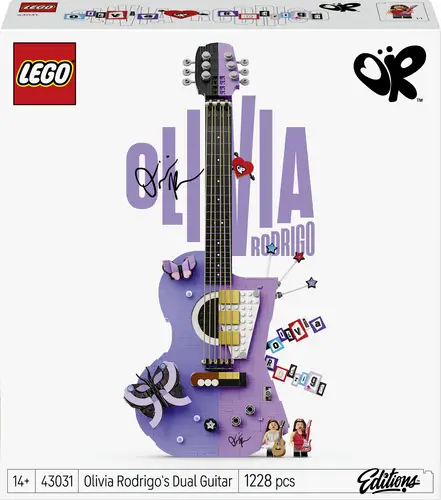 43031 LEGO Editions Olivia Rodrigos Gitarre 2 Minifiguren - Geschenkidee für Mädchen, Jungen und Fans