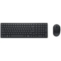 Dell KM555/ENG 580-BBVV (US, Kabellos), Tastatur, Mehrfarbig, Schwarz