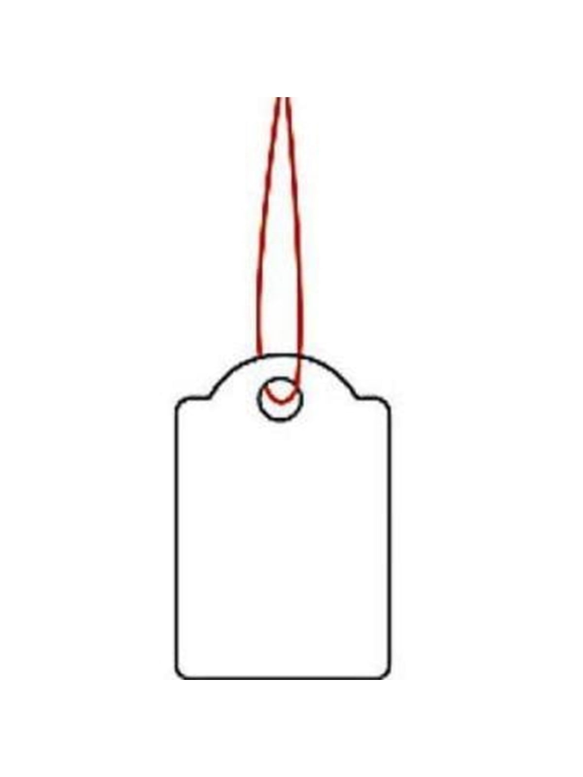 HERMA Strung marking tags - name badge labels - 1000 label(s) - 15 x 24 mm