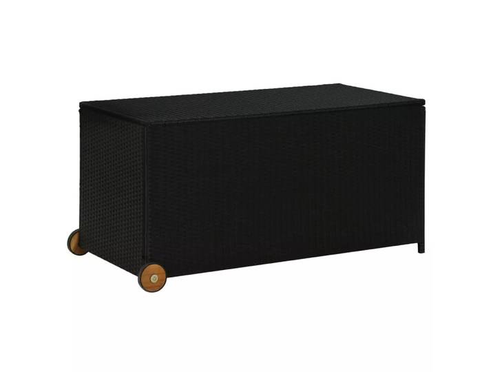 VidaXL - Aufbewahrungsbox poly-rattan, One Size, Schwarz