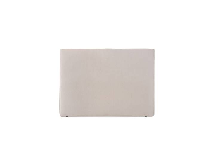 Tête de lit en tissus naturels tapissée beige 195 cm