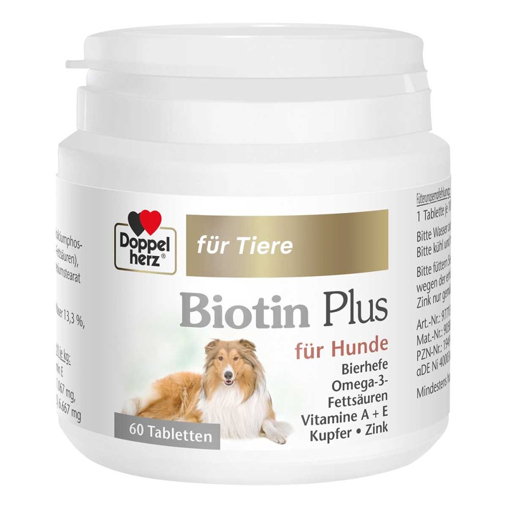 Queisser Pharma GmbH & Co. KG Doppelherz Für Tiere Biotin Plus Tabletten F.hunde 19495659