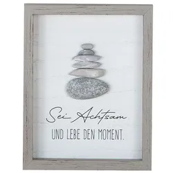 Steinbild Achtsamkeit Variante 2