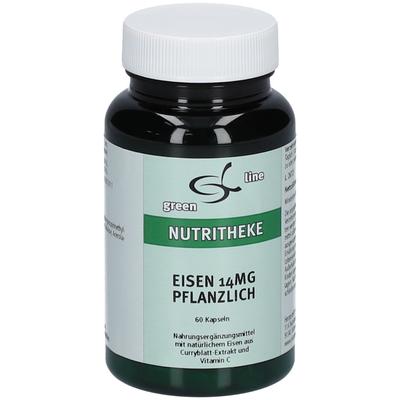 Eisen 14 mg pflanzlich Kapseln 60 St
