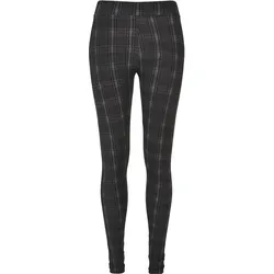 Urban Classics, Damen, Tights, Ladies Soft AOP Leggings (M), Schwarz