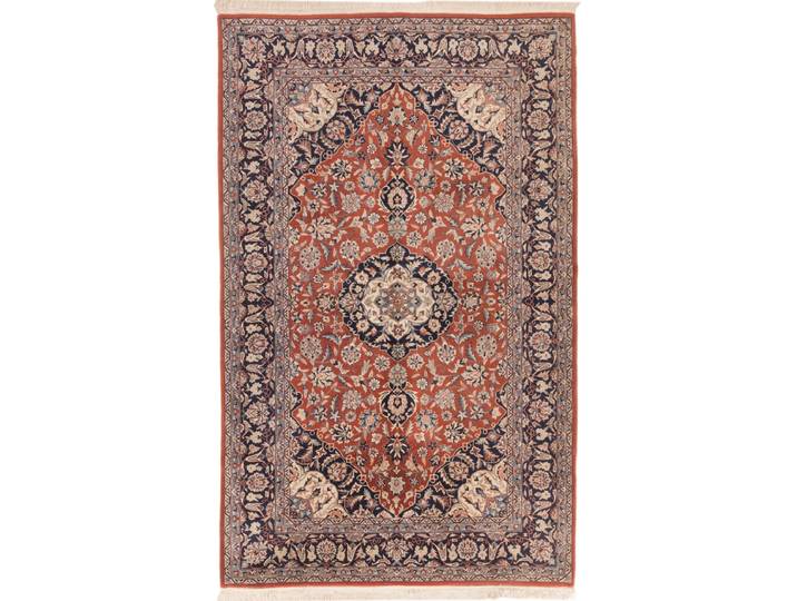 China Isfahan Teppich 153x246 Handgeknüpft Orientteppich Wolle