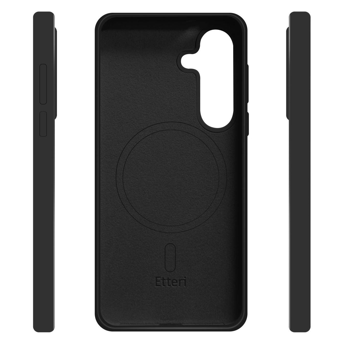 Etteri Silicone Mag case for Samsung Galaxy S25 black (Samsung Galaxy S25) (54848192)