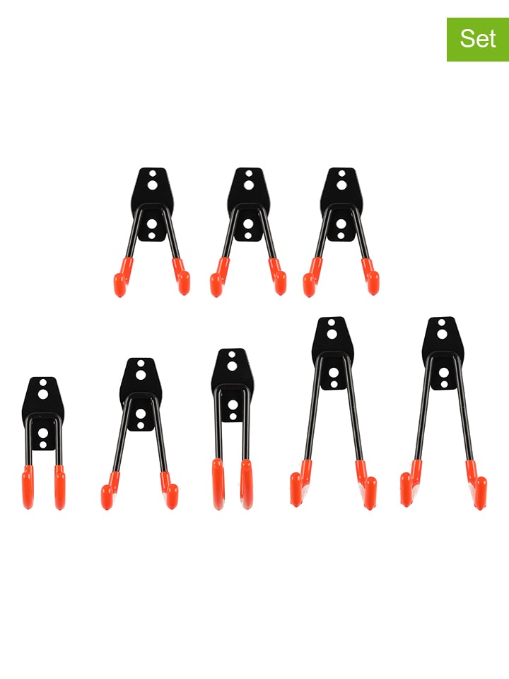 Tarmo 8er-Set: Werkzeughaken in Orange - onesize