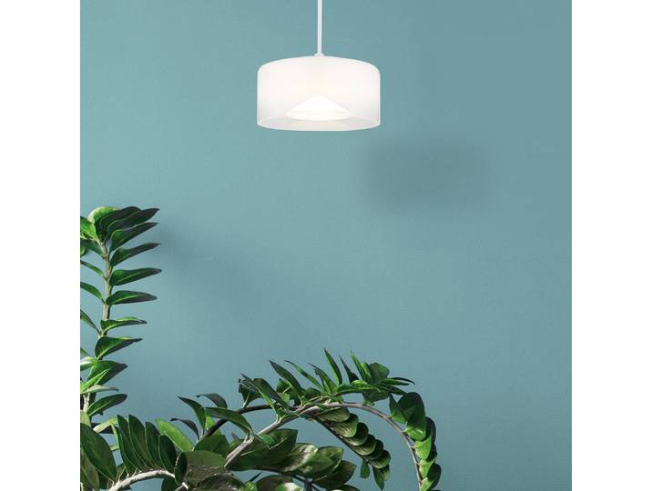Globo Hängeleuchte Belinda, weiß / opal, für Wohn- / Esszimmer, Glas