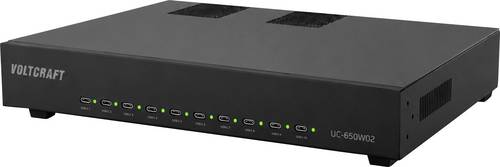 VOLTCRAFT UC-650W02 USB Ladestation 650W USB PD Schwarz Innenbereich USB Power Delivery (USB-PD)