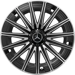 Mercedes-AMG E-Klasse 214 21 Zoll Leichtmetallfelge schwarz glanzgedreht Vordera