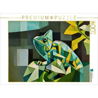 CALVENDO Puzzle Chamäleon | 1000 Teile Lege-Größe 64x48cm Foto-Puzzle für glückliche Stunden