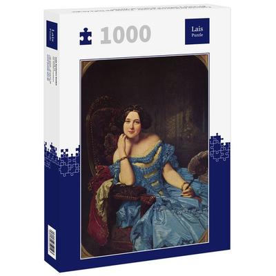 Lais Puzzle Federico de Madrazo y Kuntz - Porträt der Doña Amalie de Llano y Dotres, Condesa de Vilches 1000 Teile