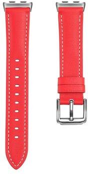 Everyday Crate Honor Band 9 Genuine Leather Watch Band Adjustable Replacement Strap red