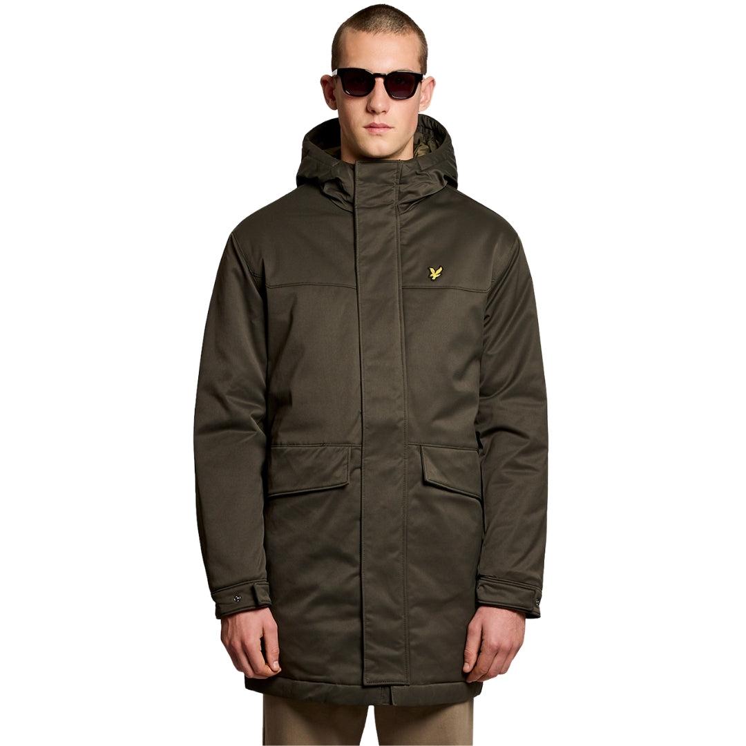 Lyle & Scott Parka In Grün-olive