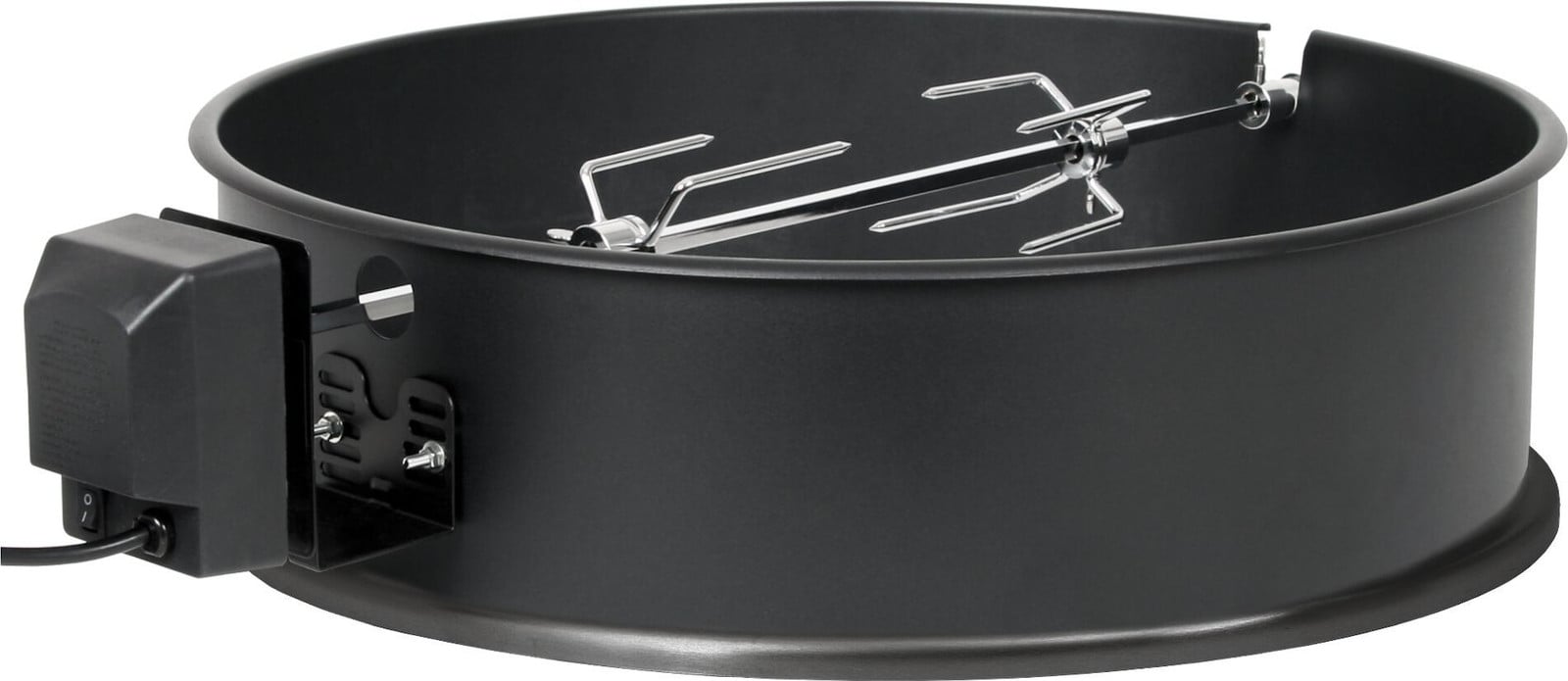BBQ-Toro grillspies-set voor bolvormige barbecues met diameter 57 cm, inclusief grillrooster, spies, motor en vleesnaalden