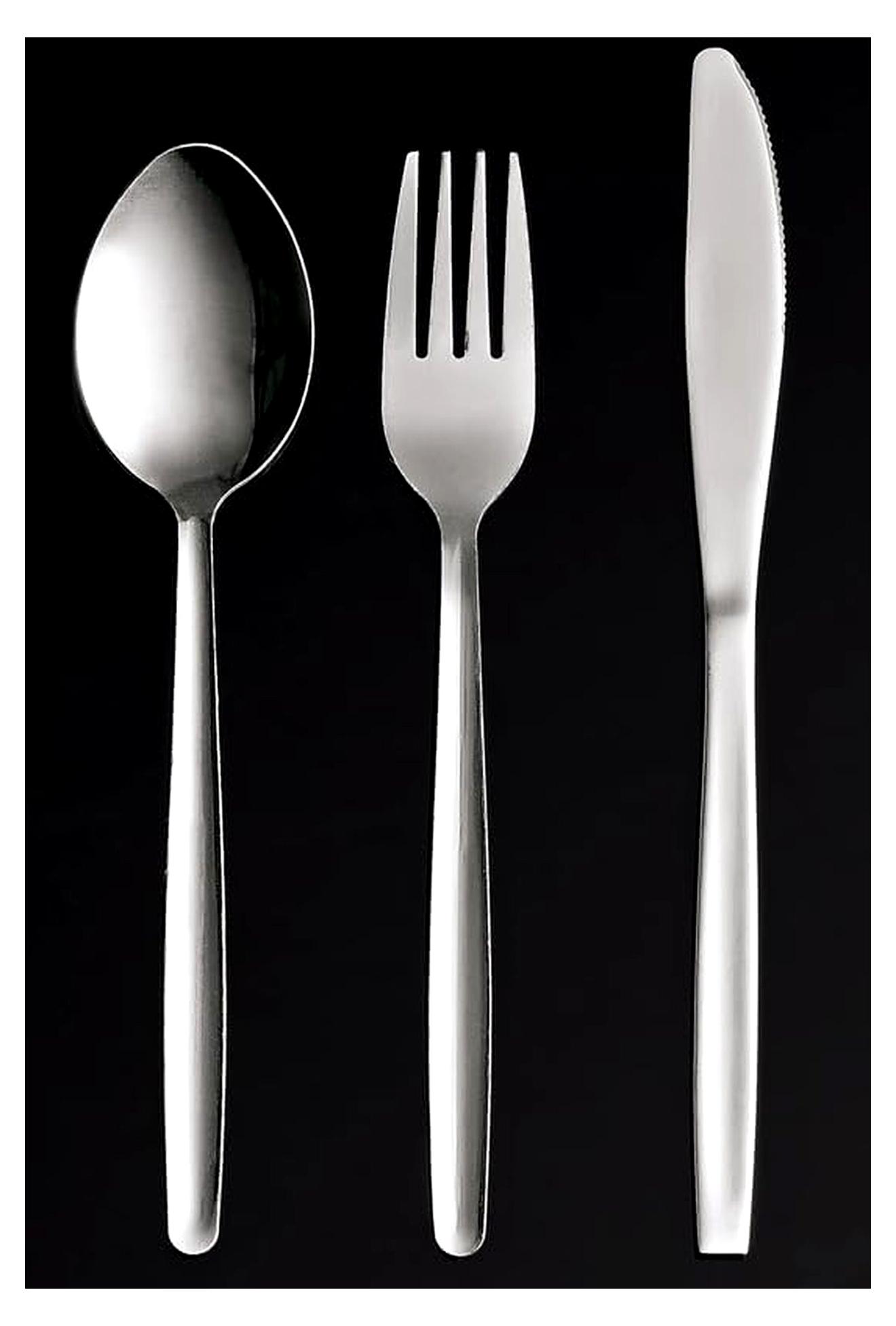 144 tlg. Besteckset NP 80, Edelstahl, je 49 Teile Gastro