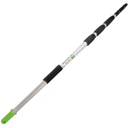 Axis Line Profi Teleskopstange 1,70 Meter extrem kleines Transportmaß 4 teilig mit Gleitstein incl. Axis Line Grip Protector