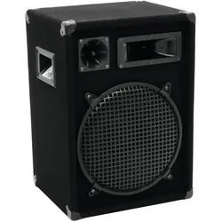 Omnitronic DX-1222 (Passiv, 1x 300 W), PA Lautsprecher, Schwarz