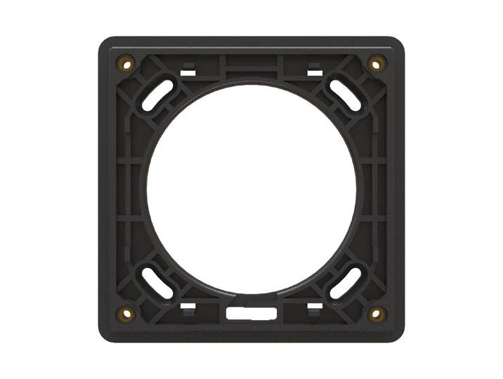Max Hauri Exo Befestigungsrahmen Gr.1x1 UP exo Ip55 schwarz
