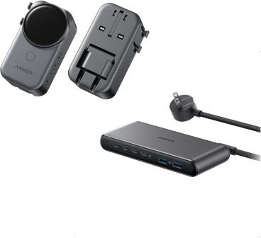 Bundle Kit: Anker Travel Charging Station and Anker Universal Charger