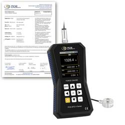 PCE Instruments Kraftmesser PCE-DFG 2K XF-ICA inkl. ISO-Zertifikat 0 … 2000N externe Druckmessdose Datenlogger IP52
