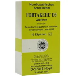 Fortakehl D 3 Zäpfchen 10 St