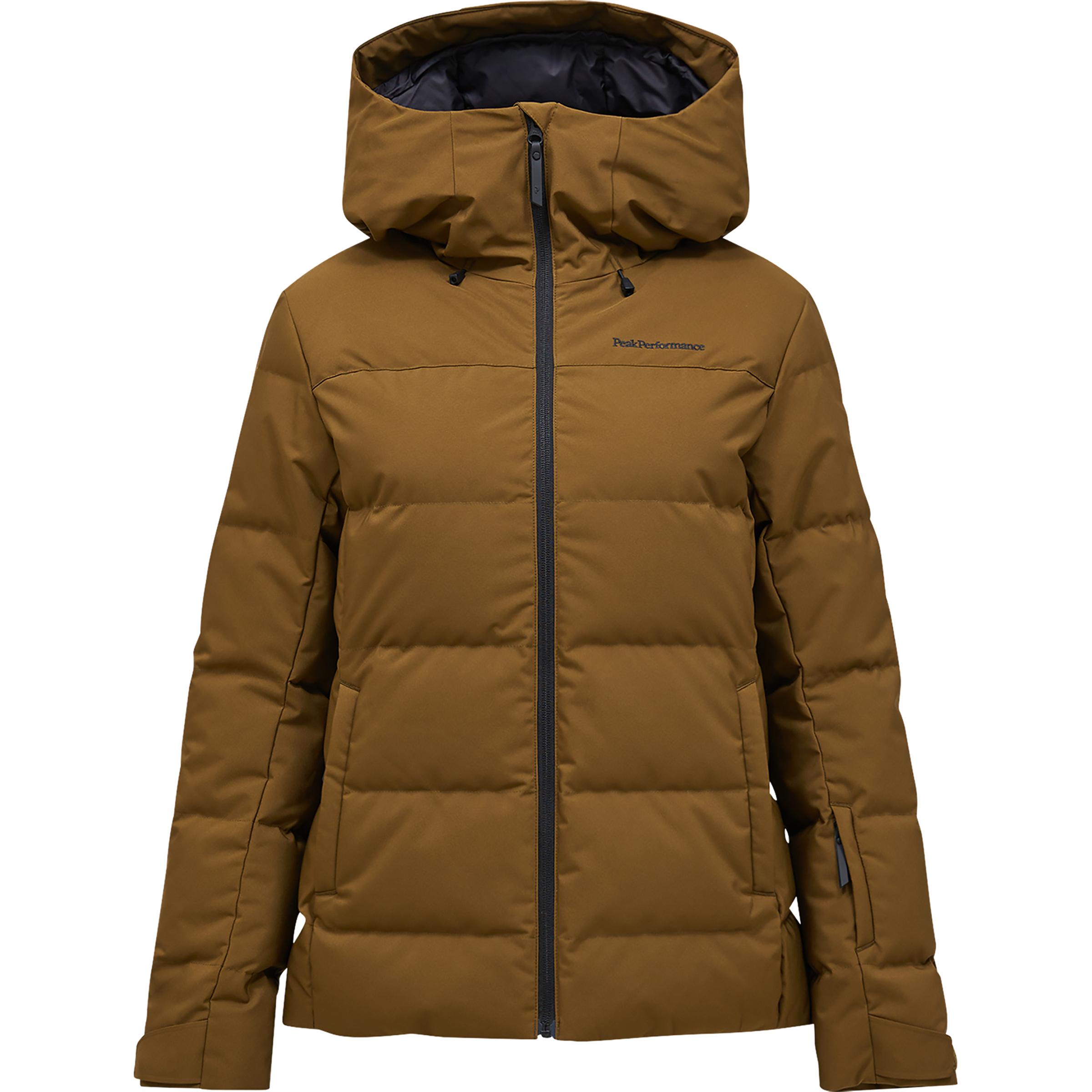 Peak Performance Shred Down Damen Isolationsjacke braun Größe M Skifahren Isolierend Wasserabweisend