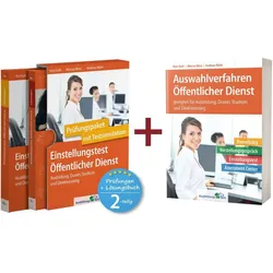 Paket - Einstellungstest + Auswahlverfahren Öffentlicher Dienst, Ratgeber von Kurt Guth, Marcus Mery, Andreas Mohr
