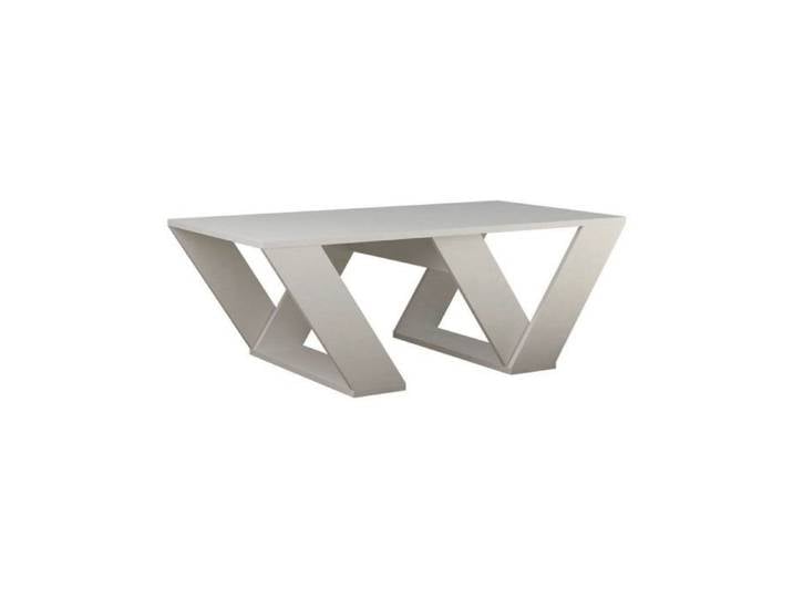 Table basse blanche 110x60x40 cm