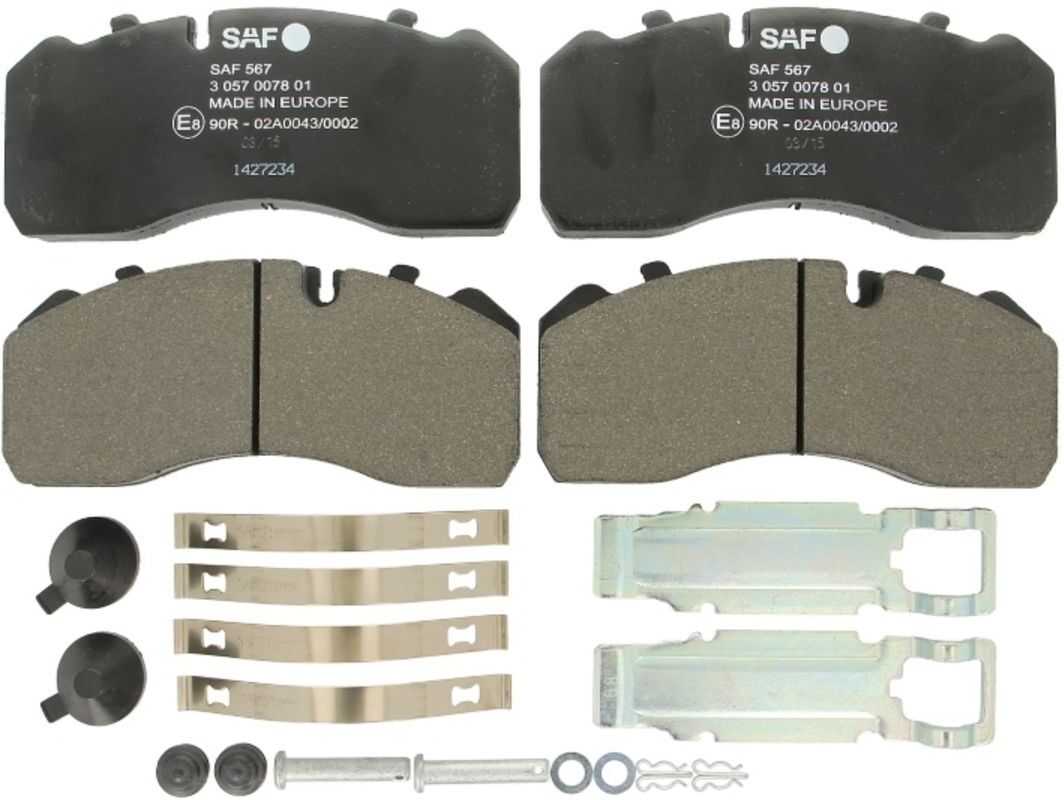 Bremsbelagsatz SAF 3 057 0078 01