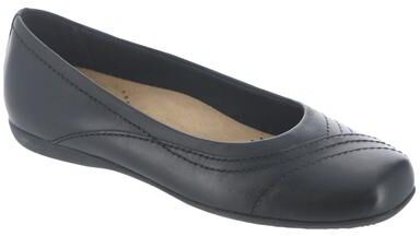 Trotters Sasha - Womens 7.5 Black Slip On Medium